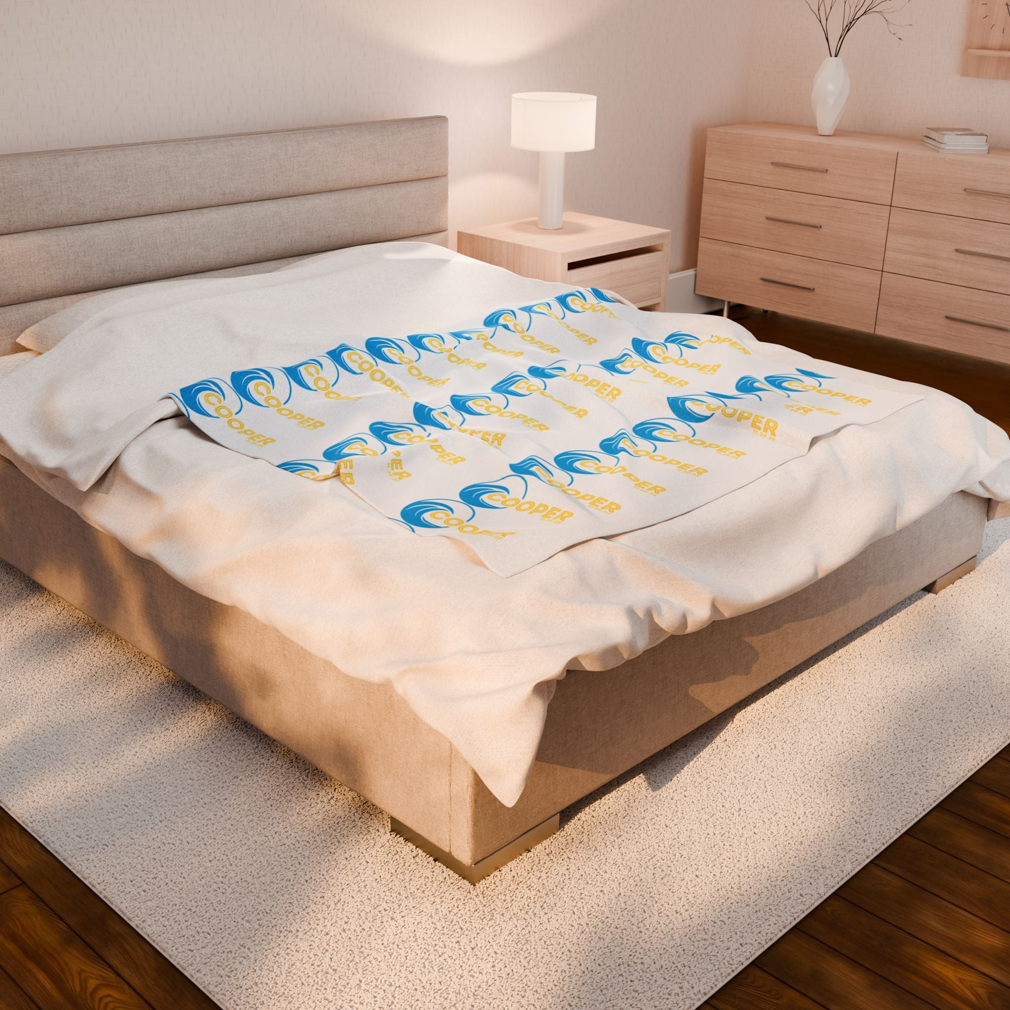 Custom Velveteen Plush Blanket, Cozy Throw Blanket, Personalized Couch Blanket, Soft Home Decor, Gifts for All Occasions
